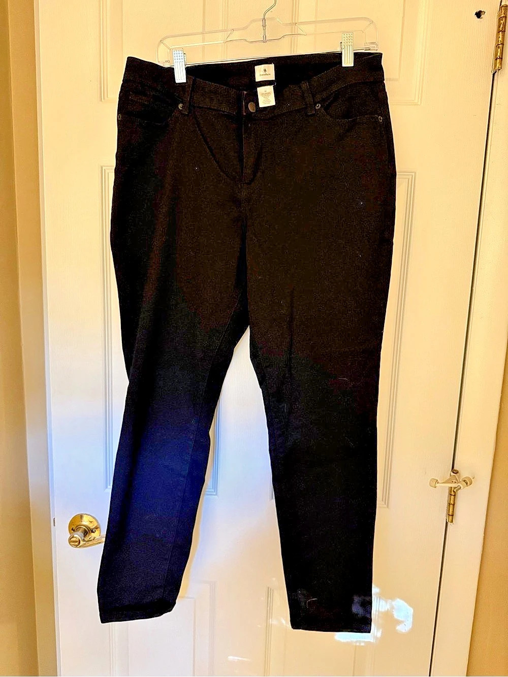 Dressbarn Straight Leg Cotton Blend Pants Size 12 Like New
